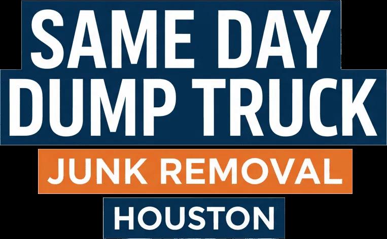 Same Day Dump Truck Junk Removal Houston Logo